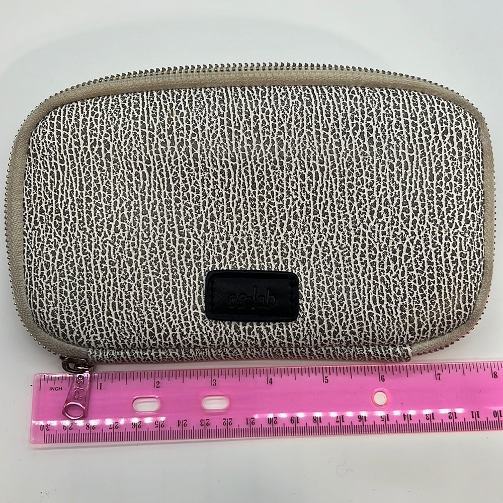 Co-lab vegan leather textured wallet like new